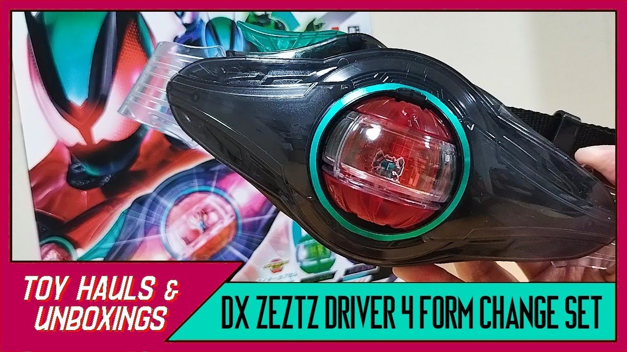 *NEW* DX ZEZTZ DRIVER 4 FORM CHANGE SET UNBOXING! | Kamen Rider Zeztz ALL ENGLISH Toy Review