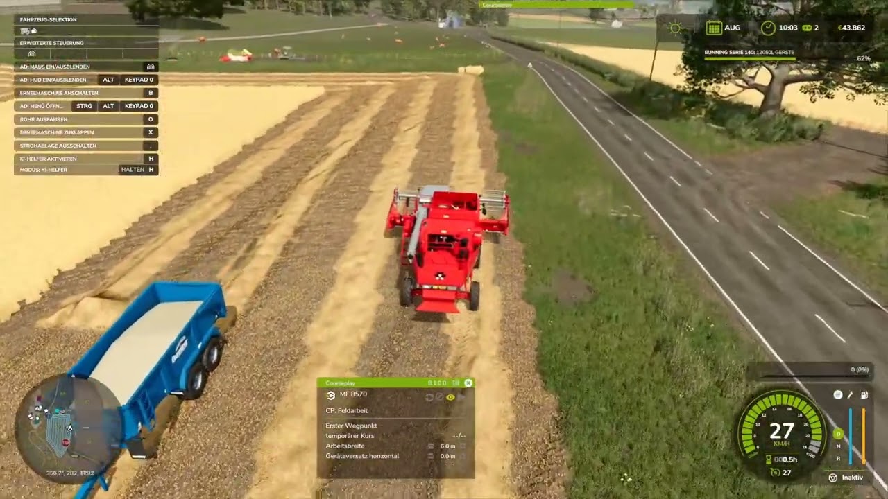 der erste effizienter Tag - LS 25 Highlands Fisching # 2