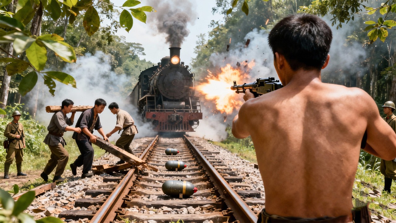 Quân Nhật Đưa Tàu Hỏa Tấn Công, Không Ngờ Bị Cao Thủ Bát Lộ Chặn Giữa Đường!