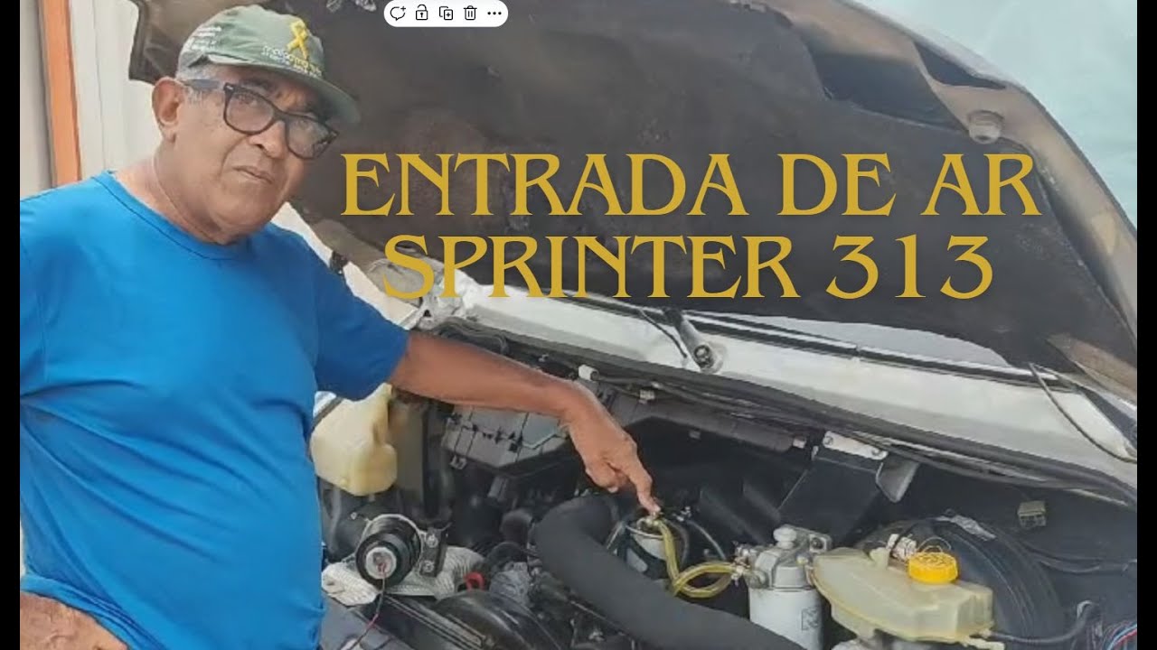 Entrada de ar na Sprinter 313 CDI