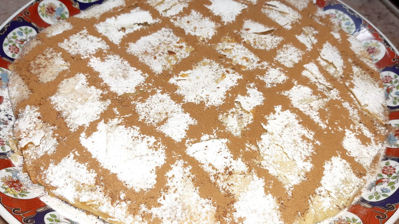 #بسطيلة #المغربية بالدجاج والوز معلكة ومقرمشة فنفس الوقت #