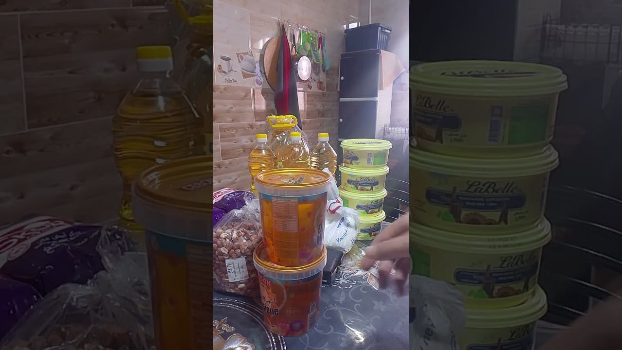 مشتريات بعض مستلزمات حلويات عيد الفطر