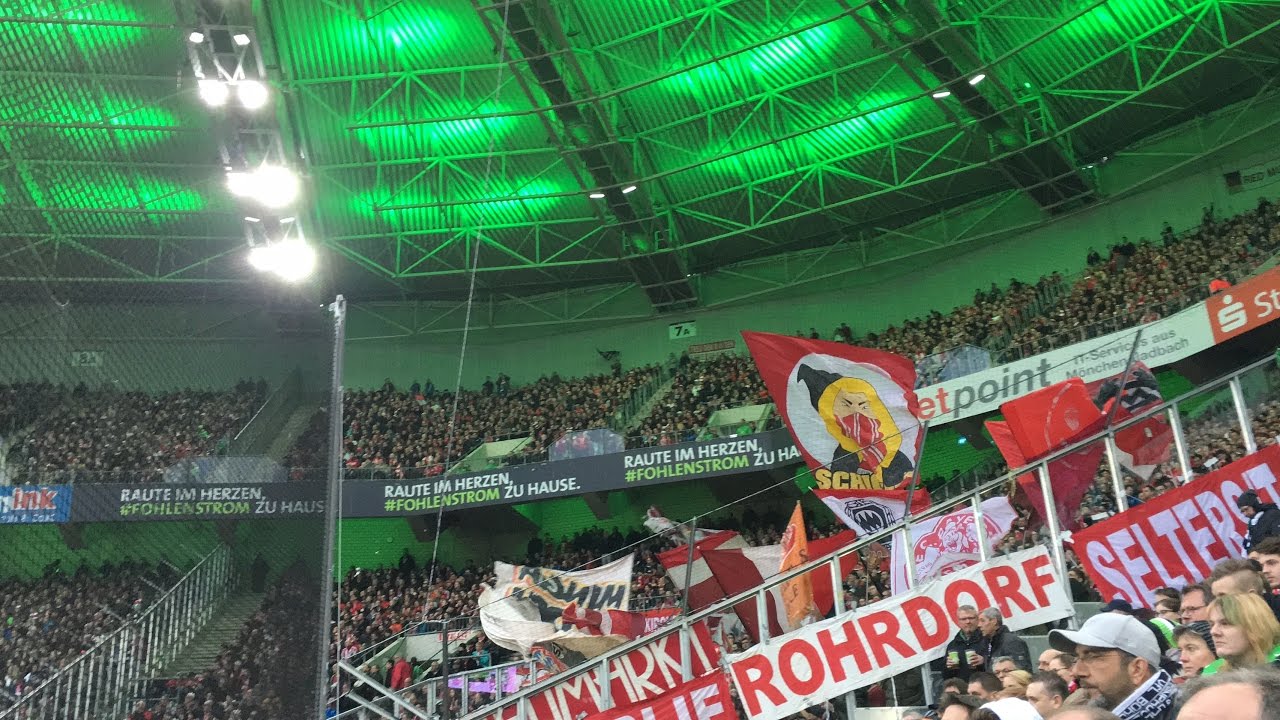 ALLEZ ALLEZ OOHOO , Ich geb mein Herz für dich ... SÜDKURVE MÜNCHEN Auswärts in M´Gladbach 60fps HD