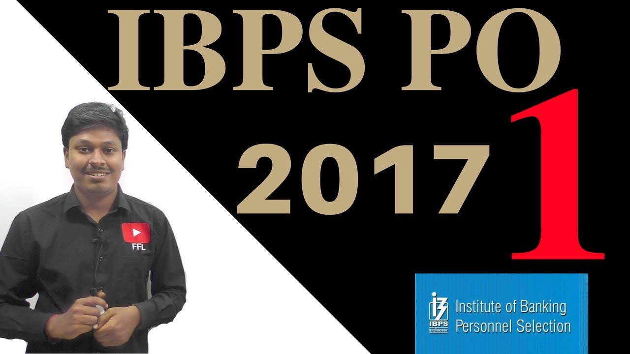 IBPS PO/Clerk 2017 _ DAY #1