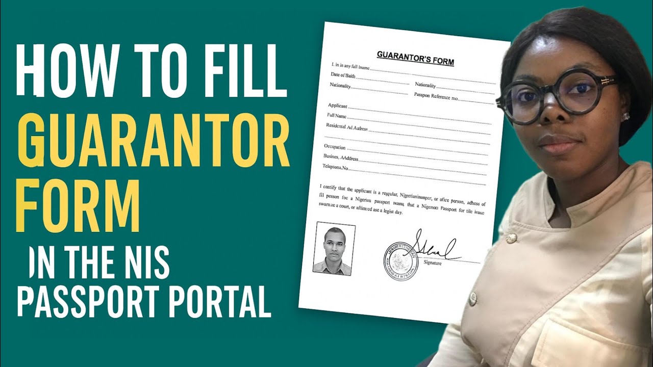How to Fill the Guarantor Form on the NIS Passport Portal (2025 Guide for Nigerians)