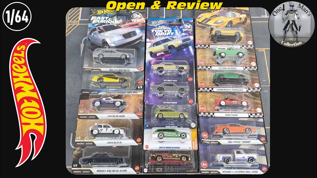 Hot Wheels Premium, Thrill Climbers Car Culture & Fast and Furious Open & Review