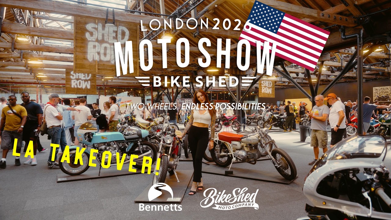 Bike Shed LA на Лондонском мотошоу...
