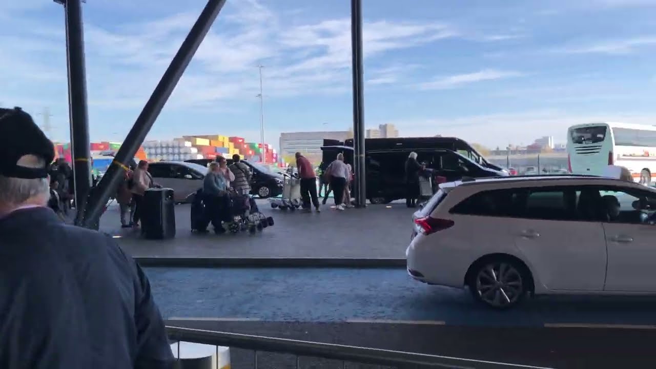Sky Princess embarkation and disembarkation at the Horizon cruise terminal Southampton.