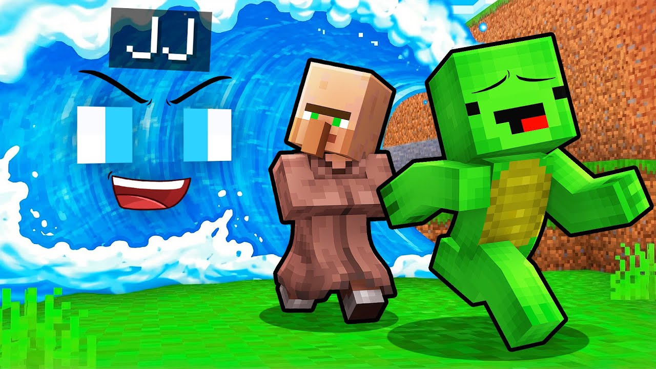 JJ Became TSUNAMI to Troll Mikey in Minecraft (Maizen)