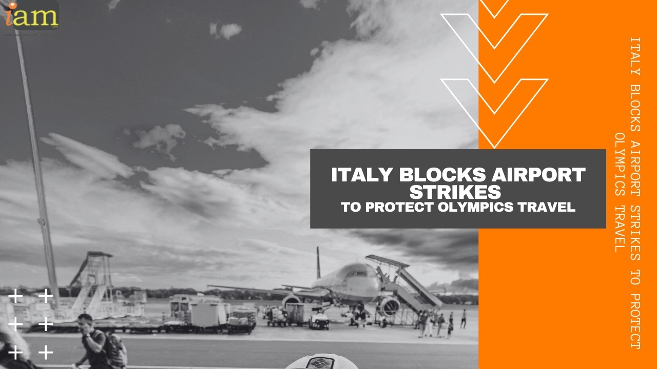 Италия блокирует забастовки в аэропорту, чтобы защитить поездки на Олимпийские игры.