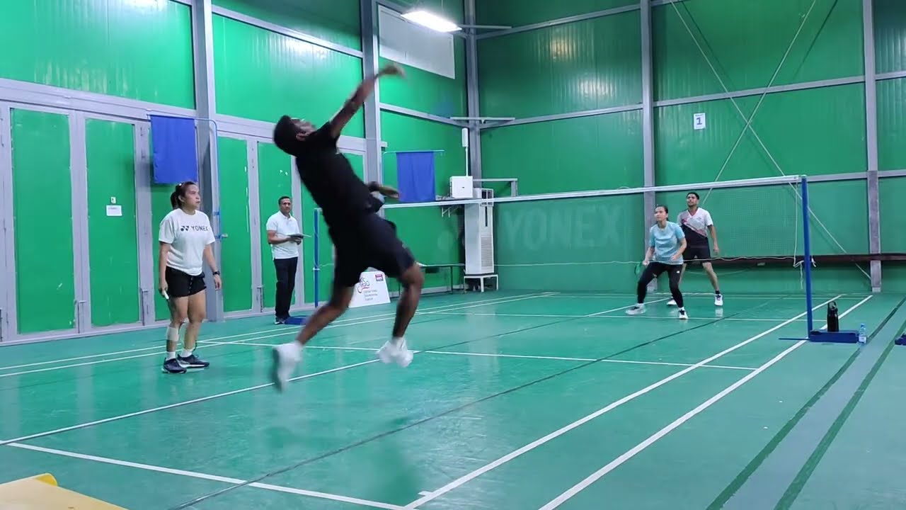 23 Feb 2026 | Joan-Guhan vs. Aux-Partner |#minitournament #QTBG Mixed Doubles #Badminton 
