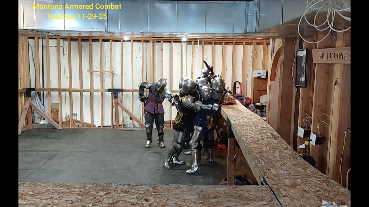 Montana Armored Combat Practice 11-29-25