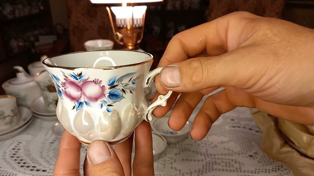 Грандиозный обзор новинок, распаковка новых- винтажных сервизов! ( 2 часть)