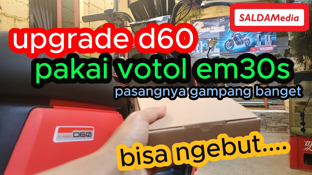 upgrade sepeda listrik d60 jadi ngebut