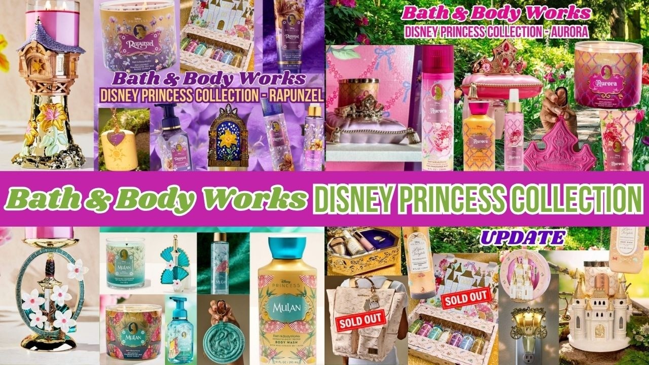 Обновление ассортимента товаров Bath & Body Works с тематикой Disney Princess: что распродано?