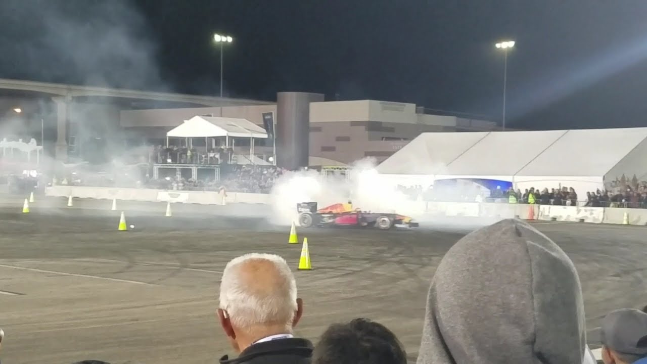 Indy car drifting!! Sema ignited after party / parade part 3