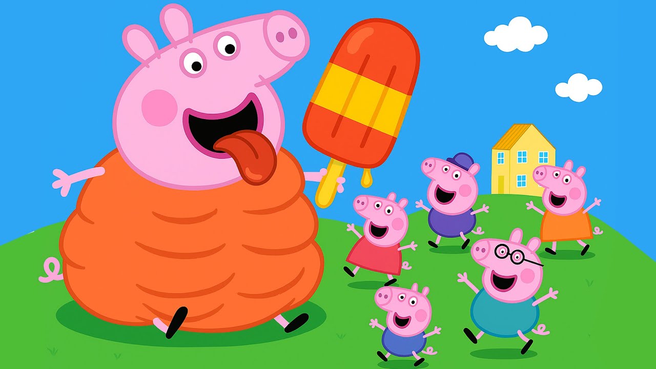 Peppa Pig – The Giant Birthday Cake Surprise 🎂✨ | Peppa Pig Funny Animation