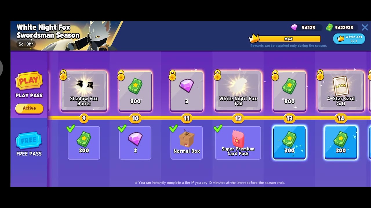 Play Together - Mở VVip Pass Mùa Kiếm Sĩ Cáo Dạ Bạch