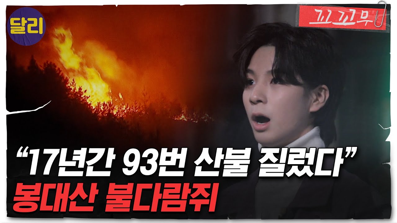 [꼬꼬무 57회 요약] 현상금만 3억 원! 17년간 축구장 114개 태운 '봉대산 불다람쥐'의 정체는? | 꼬리에 꼬리를 무는 그날 이야기 (SBS방송)