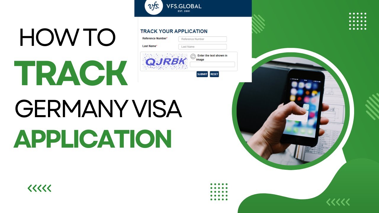 Track VFS Application Germany | HOW TO TRACK VISA APPLICATION OF GERMANY