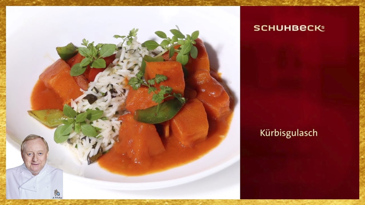 Alfons Schuhbeck - Kürbisgulasch mit Kürbiskernreis