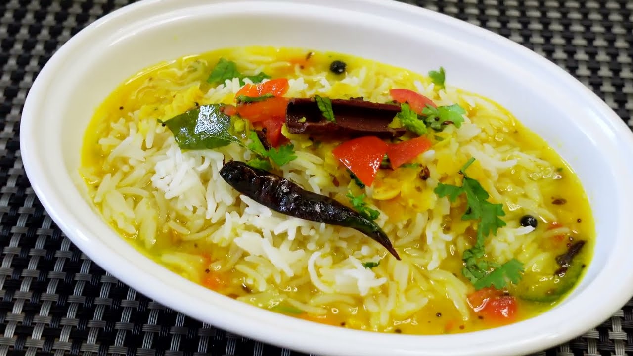 How To Make Gujarati Dal Bhat - Dal Chawal - Lunch, Dinner Recipe