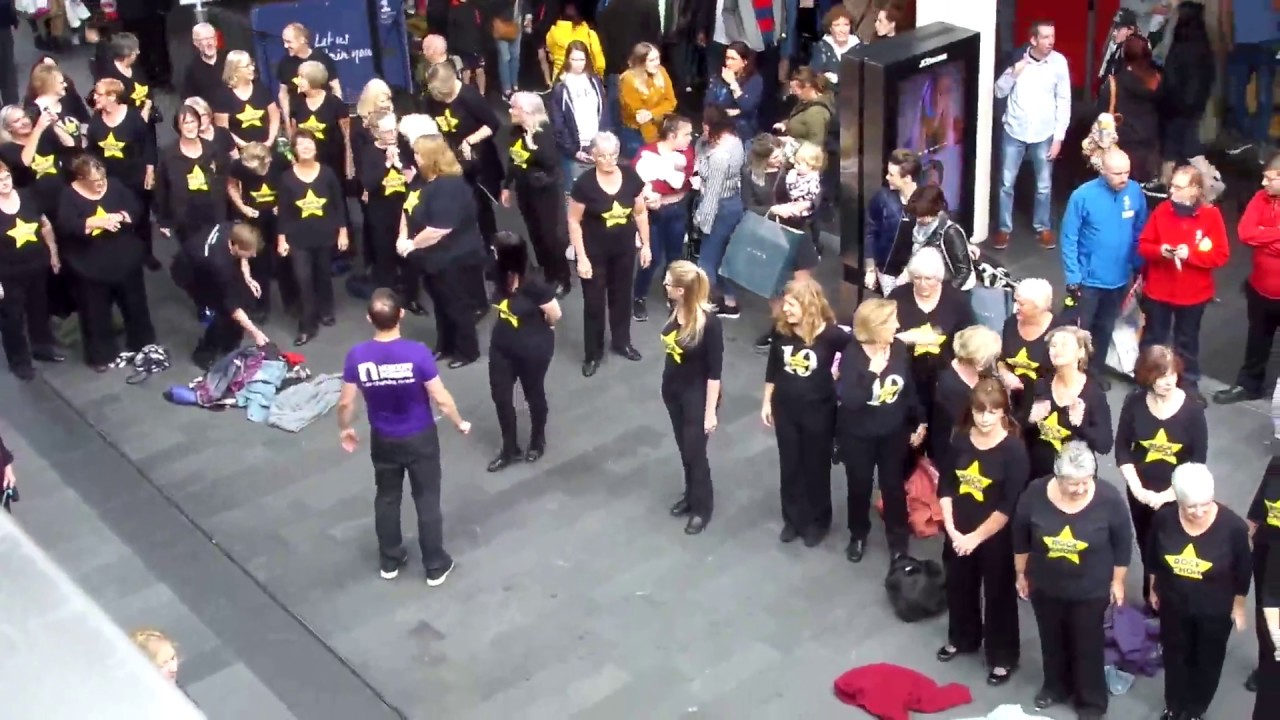 Rock Choir Liverpool One Flash Mob 1