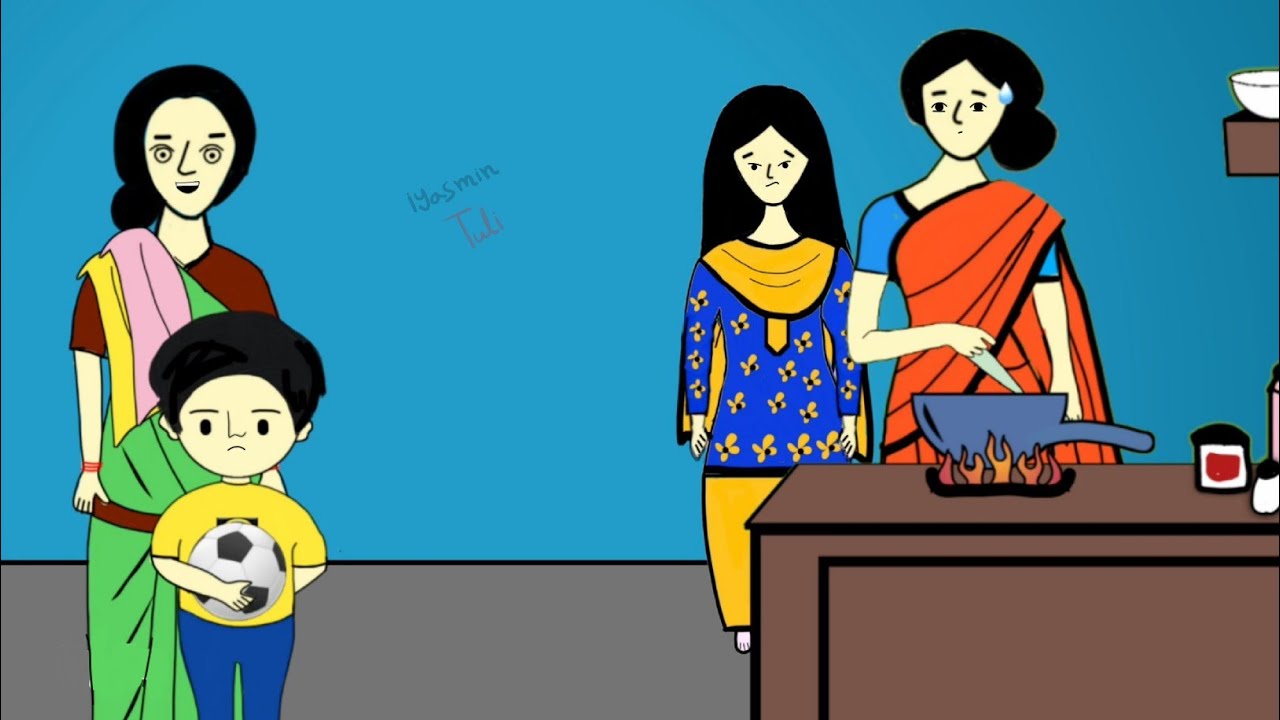 ছেঁচড়া আন্টির নতুন ফাঁদ🤔🤪 Bangla funny cartoon | Cartoon animation video | flipaclip animation |