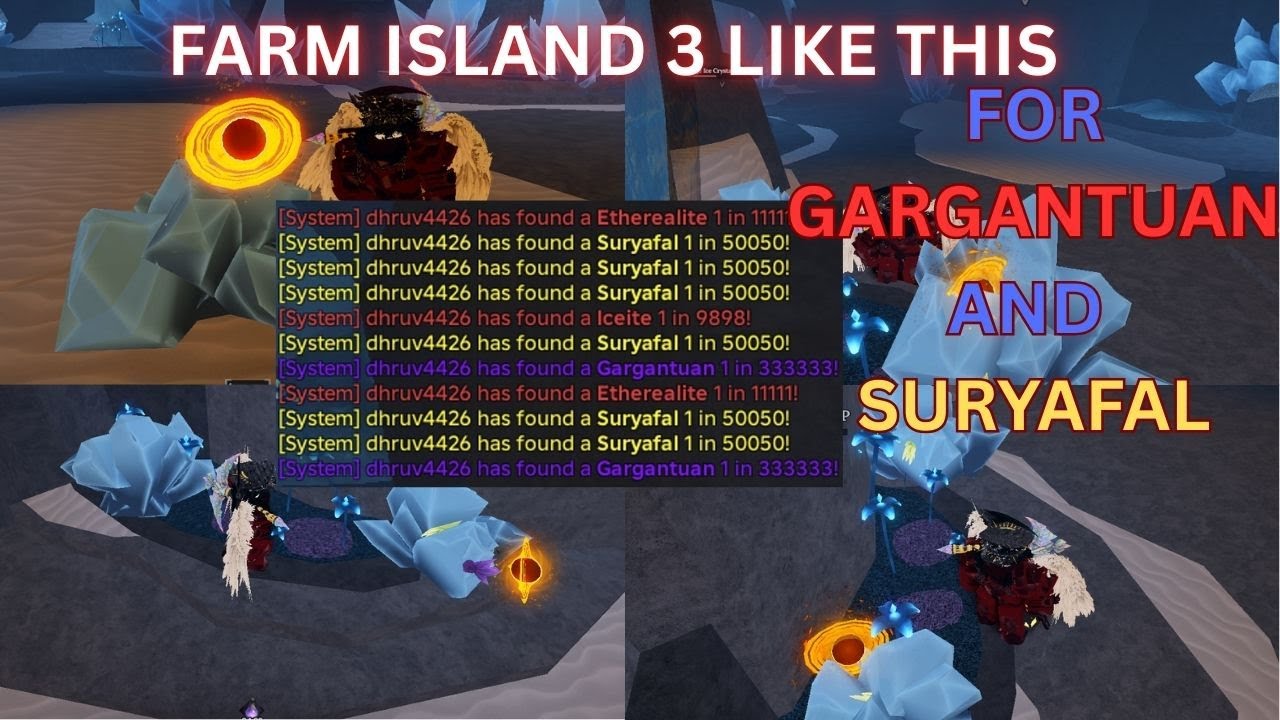 *BEST* way to farm GARGANTUAN AND SURYAFAL in world 3 every hour THE FORGE ROBLOX #TheForge #ROBLOX