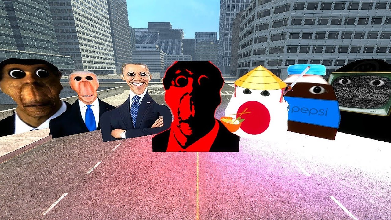 Кошмар Обунги, мультивселенная Angry Munci и семья Обунги Nextbot Gmod