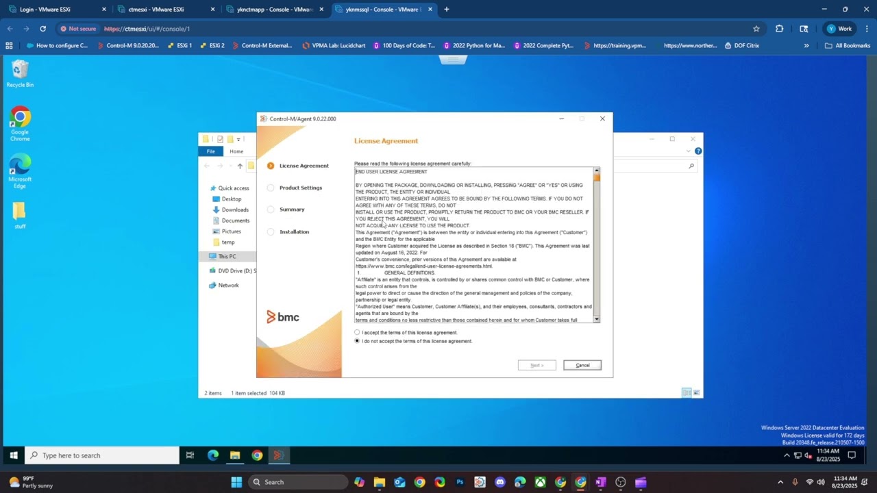 Control-M: Download & Install Control-M Agent on Windows