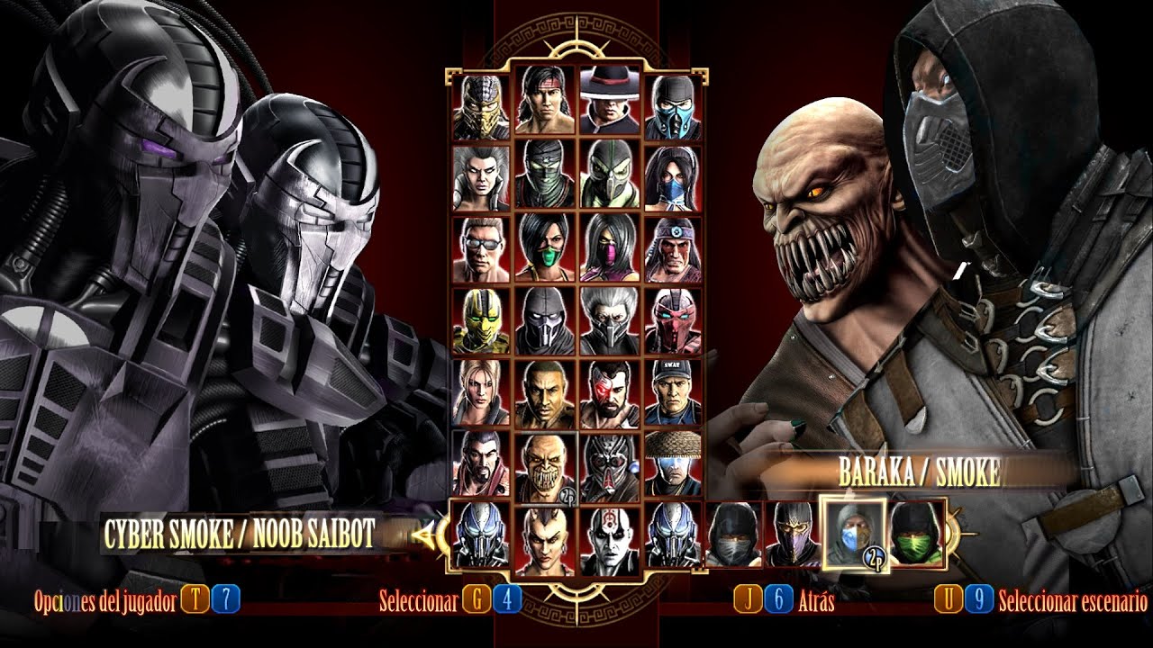 Mortal Kombat SMOKE NOOB SAIBOT CYBER KLASSIC, NINJA MK3 MKX DLC MK Skin PC Mod MK9 Komplete Edition