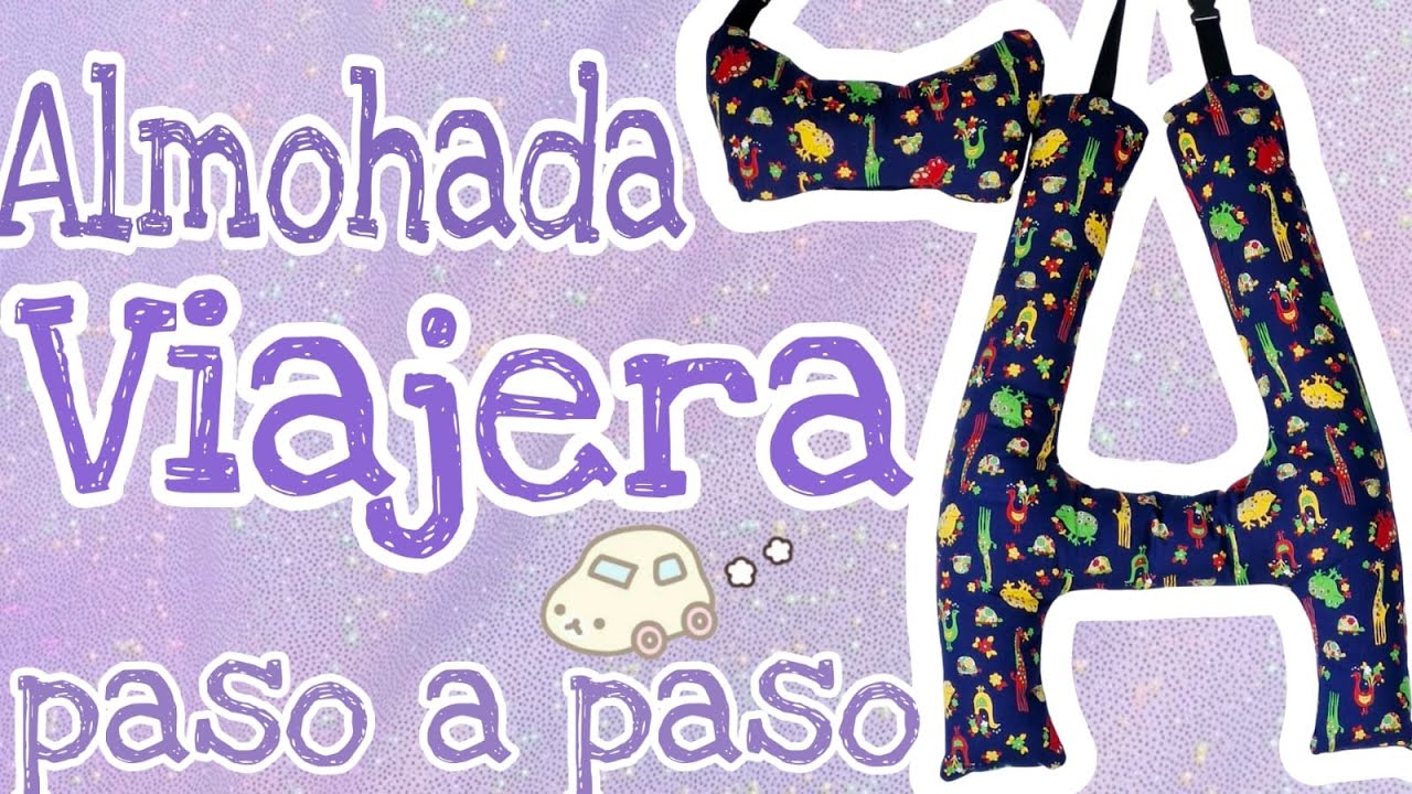 Almohadita Viajera en forma de H, para niños o adultos/IDEA DE NEGOCIO/ Hazlo tu mism@!