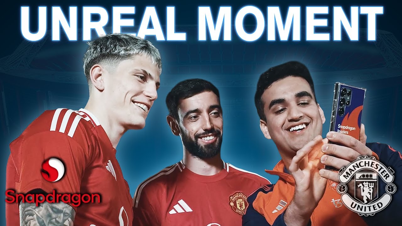 Behind the Scenes with a Manchester United Photographer and Fan - Manchester United x Snapdragon