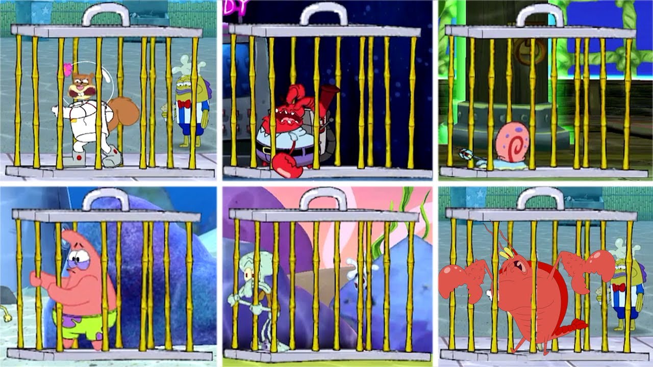 SpongeBob Patty Pursuit Unlock All Characters Friends With Mini Scenes