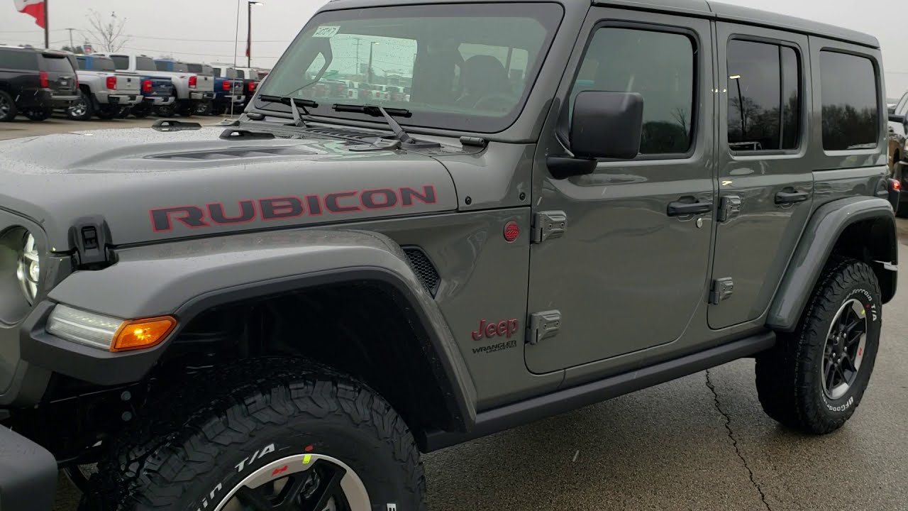 ALL NEW 2020 JEEP WRANGLER JL 4 DOOR UNLIMITED RUBICON STING GRAY LED WALK AROUND OVERVIEW SUMMIT