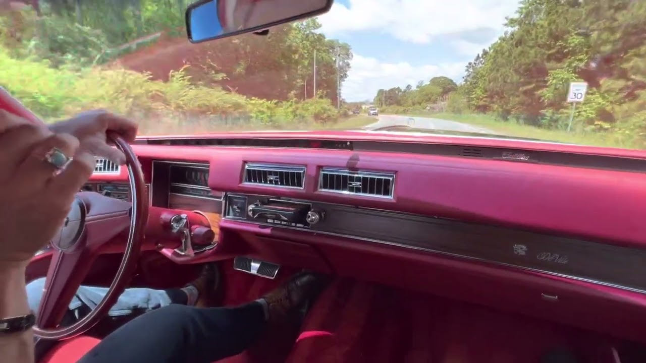 1976 Cadillac Coupe DeVille driving video 3,600 original miles!
