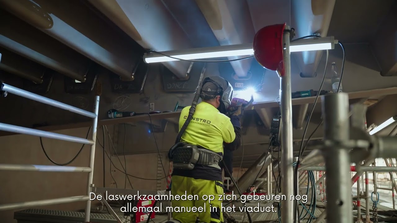 Een staalsterk staaltje vakmanschap: renovatie Viaduct van Vilvoorde in volle gang!