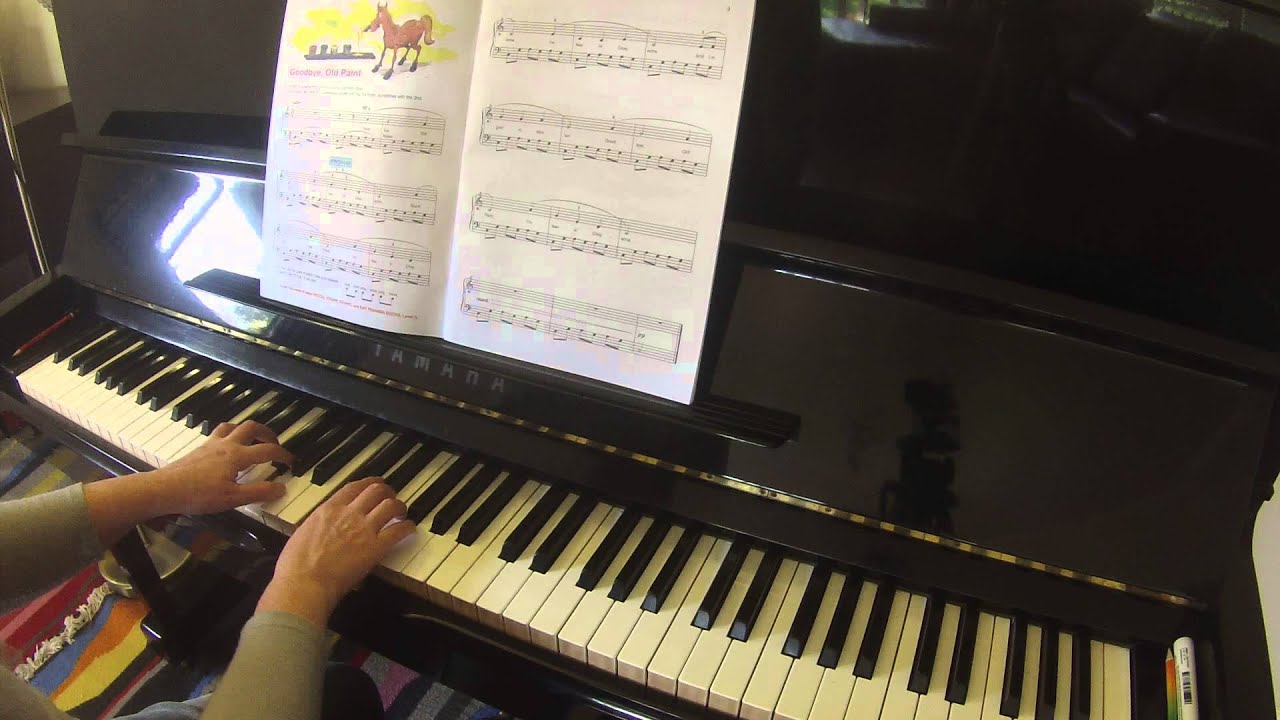 Goodbye Old Paint  |  Alfred's Basic Piano Library lesson book 3
