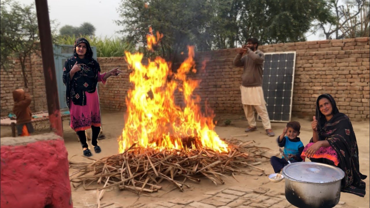 Village winter routine || pakistani village winter season || samina ahmad vlogs