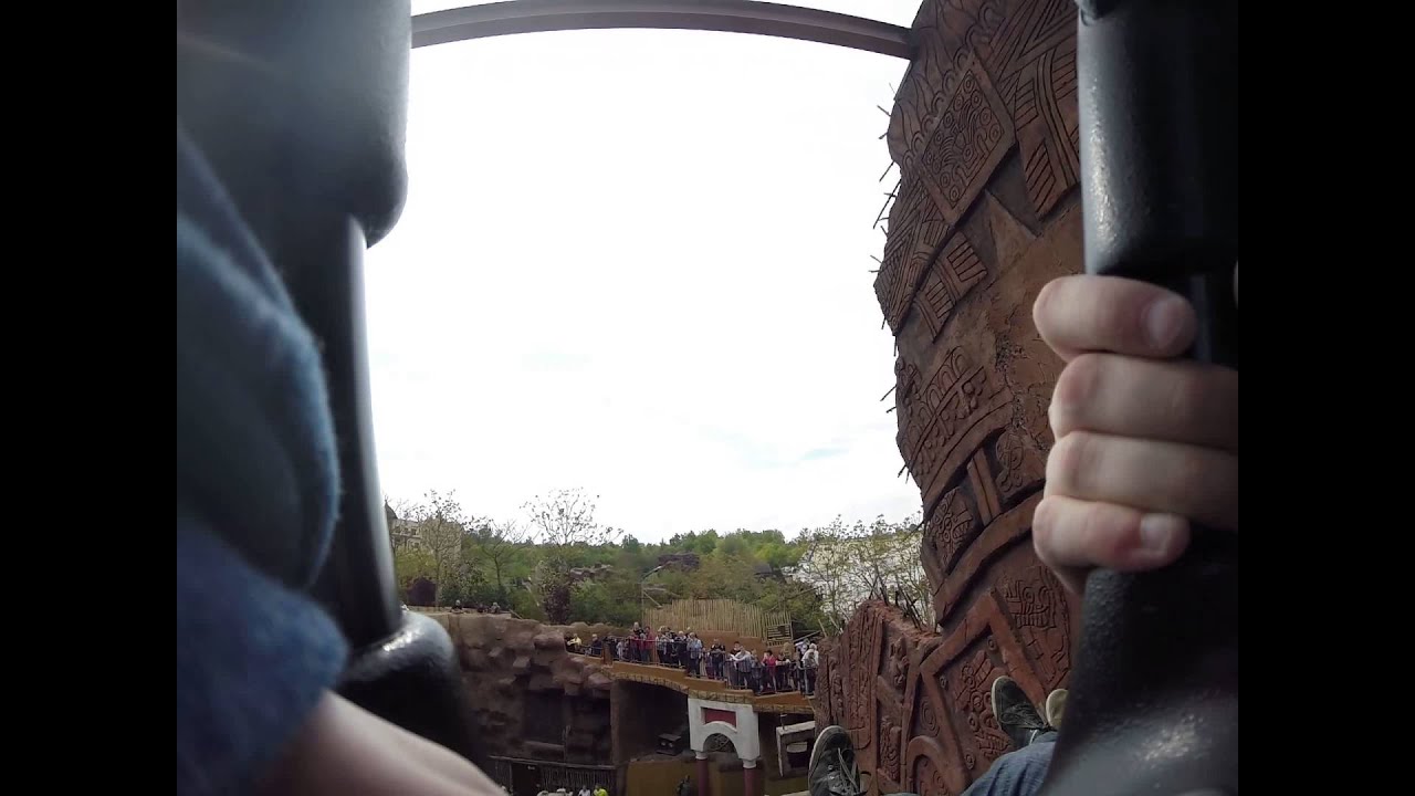 Phantasialand 21.04.2014 Talocan On-Ride (Front)