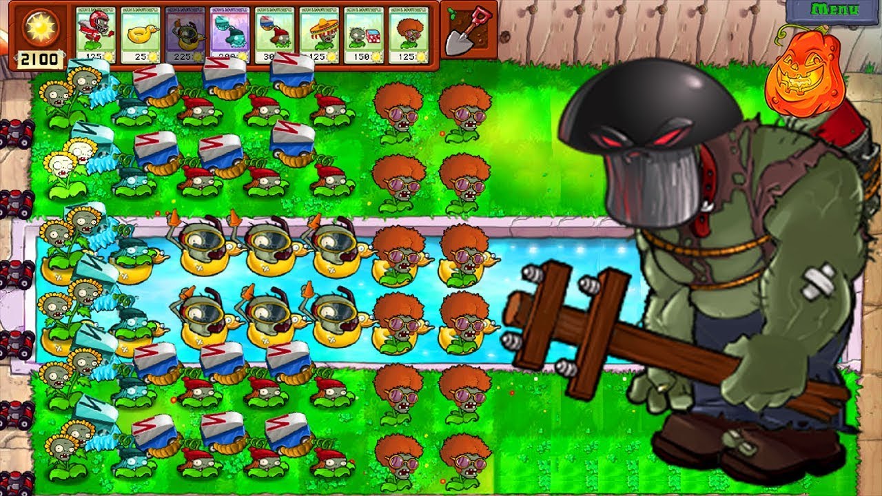 Plants vs Zombies Mod ZomPlant vs Mod ZomBotany: TEAM ZOMPLANT vs GARGANTUAR FIGHT!