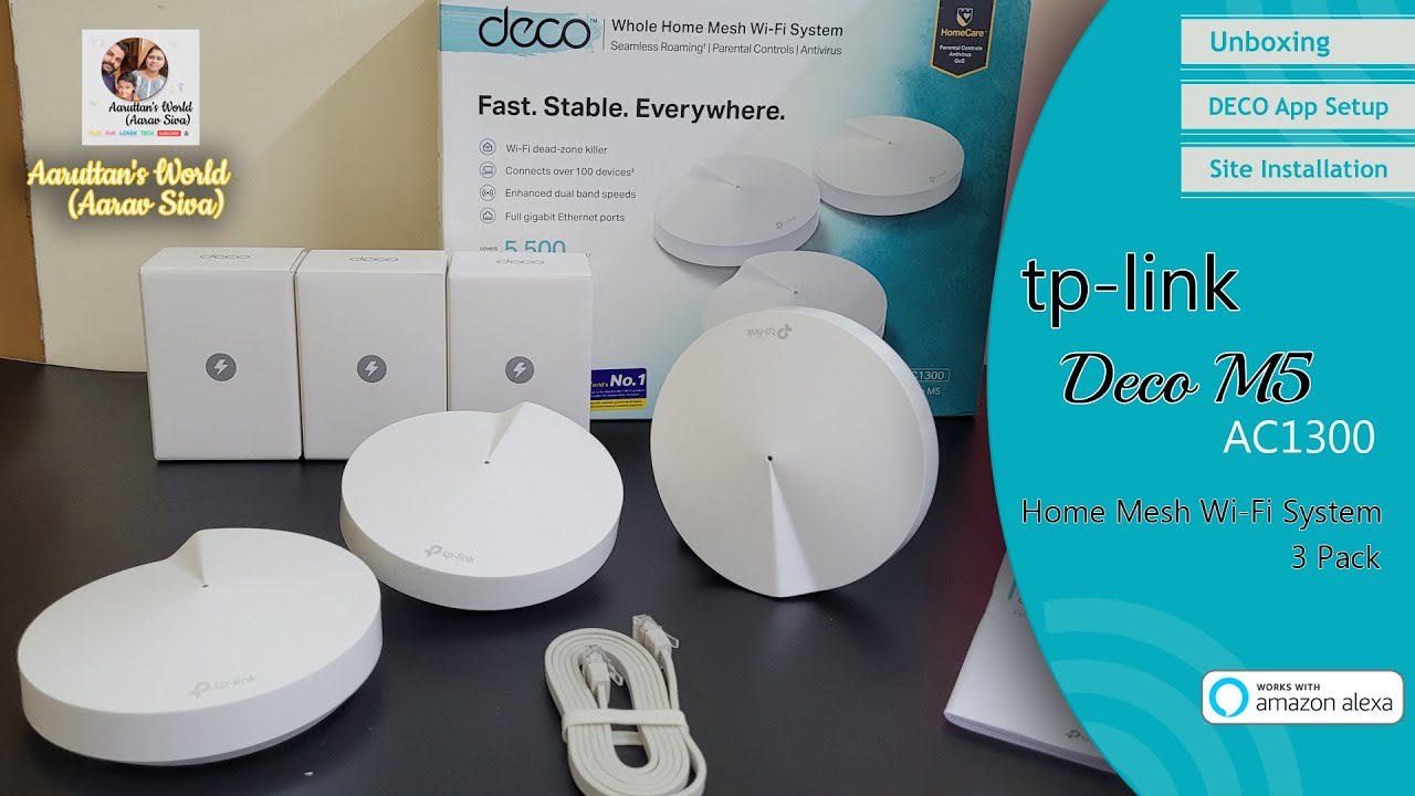 How to TP-Link Deco M5 Router Wifi Mesh Setup & Config + Review