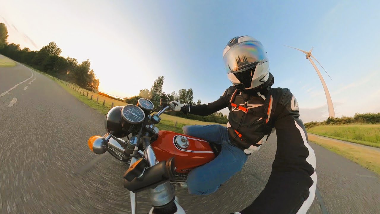 Kawasaki H1 500 Mach III triple pure twostroke sound