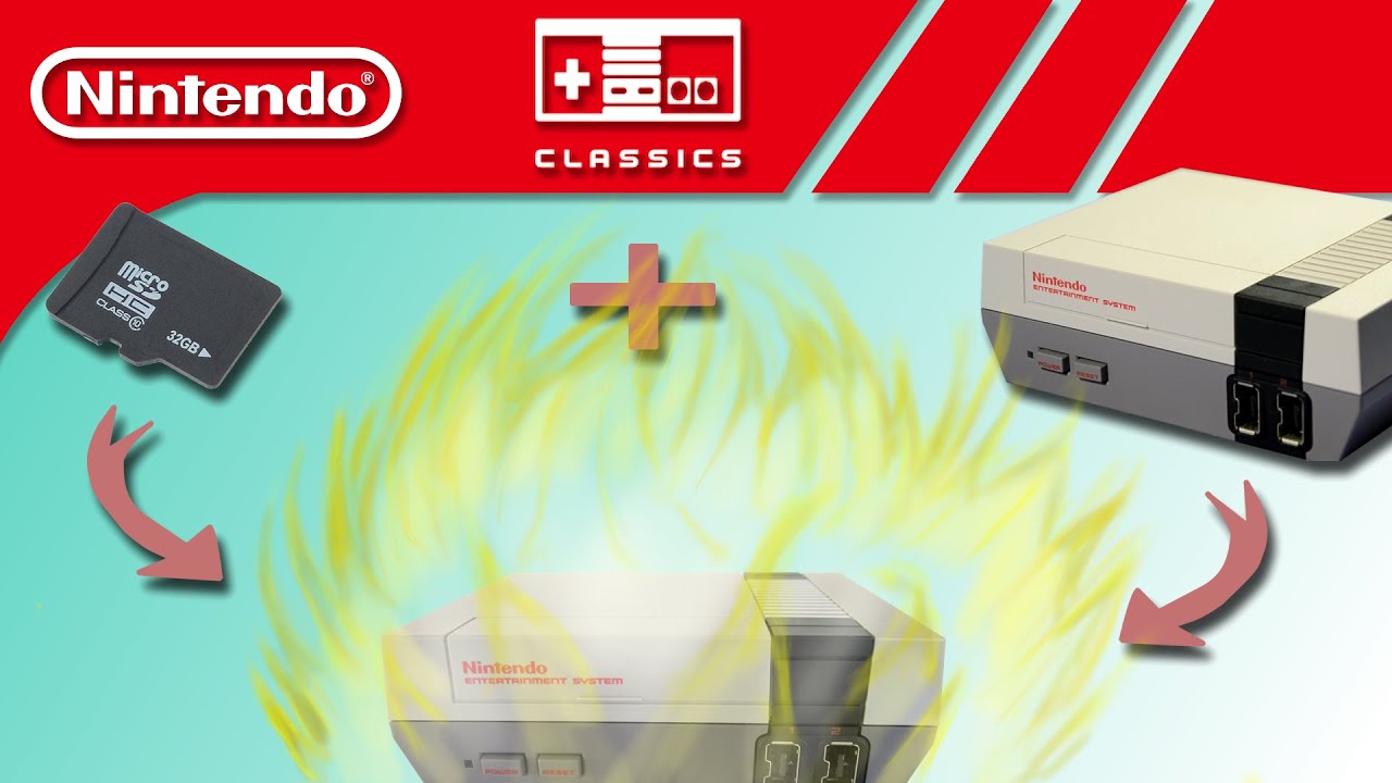 Make your NES Classic GO Super Saiyan - Nes classic Internal SDCARD Upgrade.