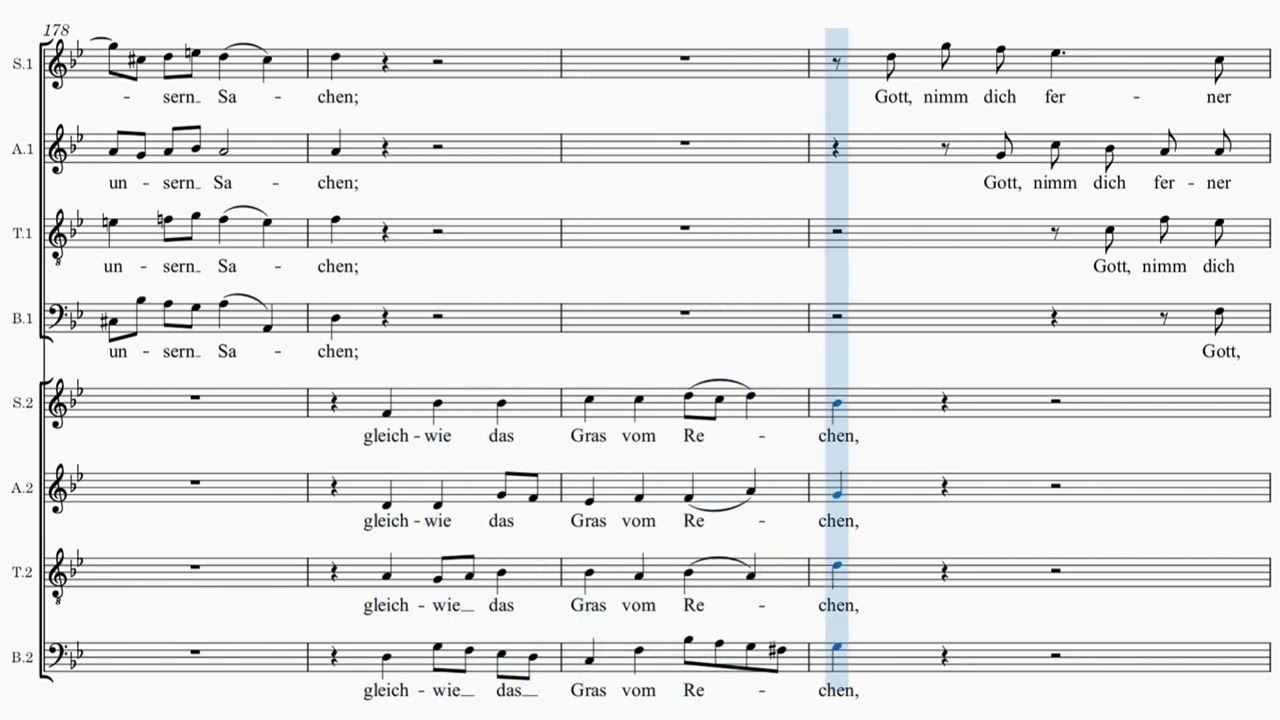 [Tenor 2] Bach, BWV225, Singet dem Herrn ein neues Lied