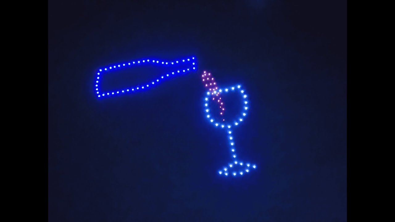 Drone Light Show for the Town of Creston, British Columbia
