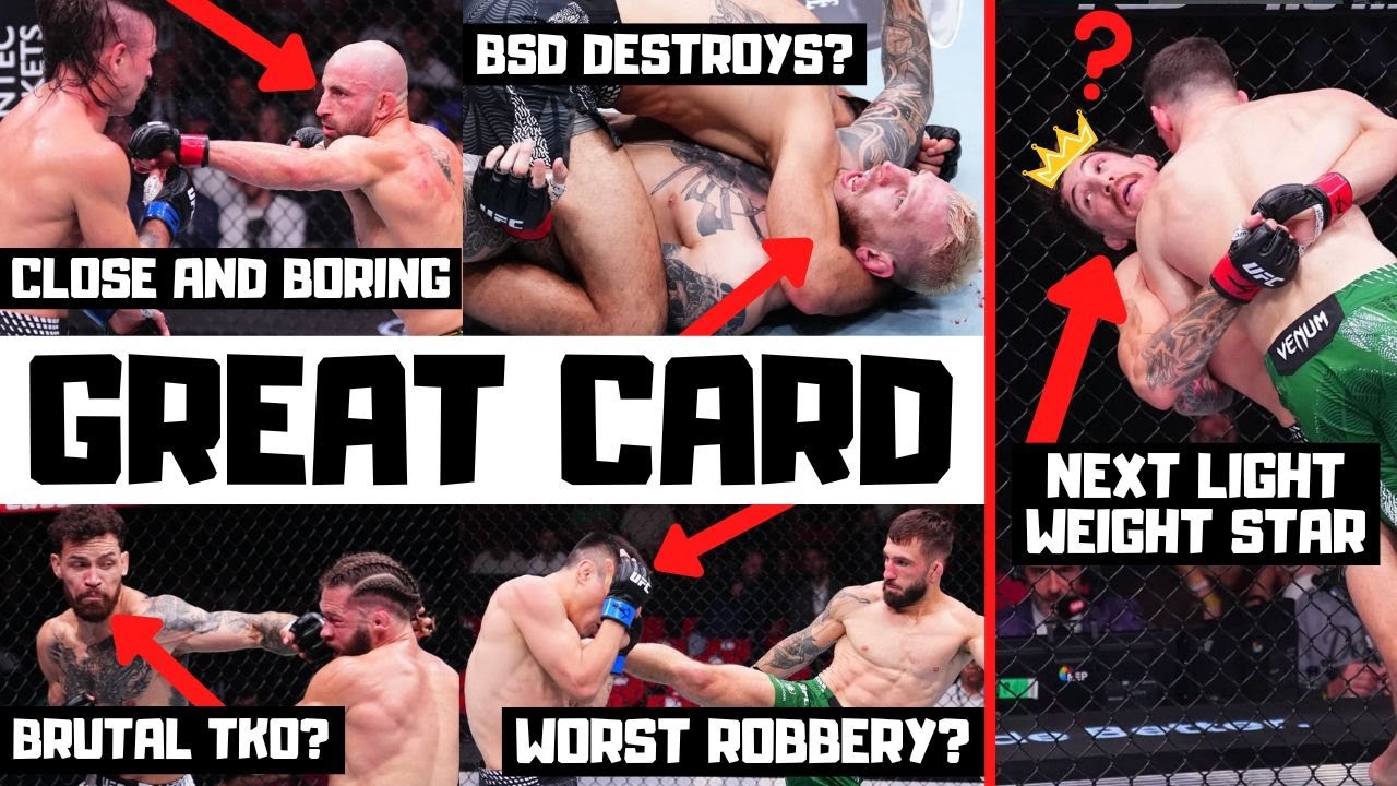 UFC 325 Event Recap Volkanovski vs Lopes 2 Full Card Reaction & Breakdown