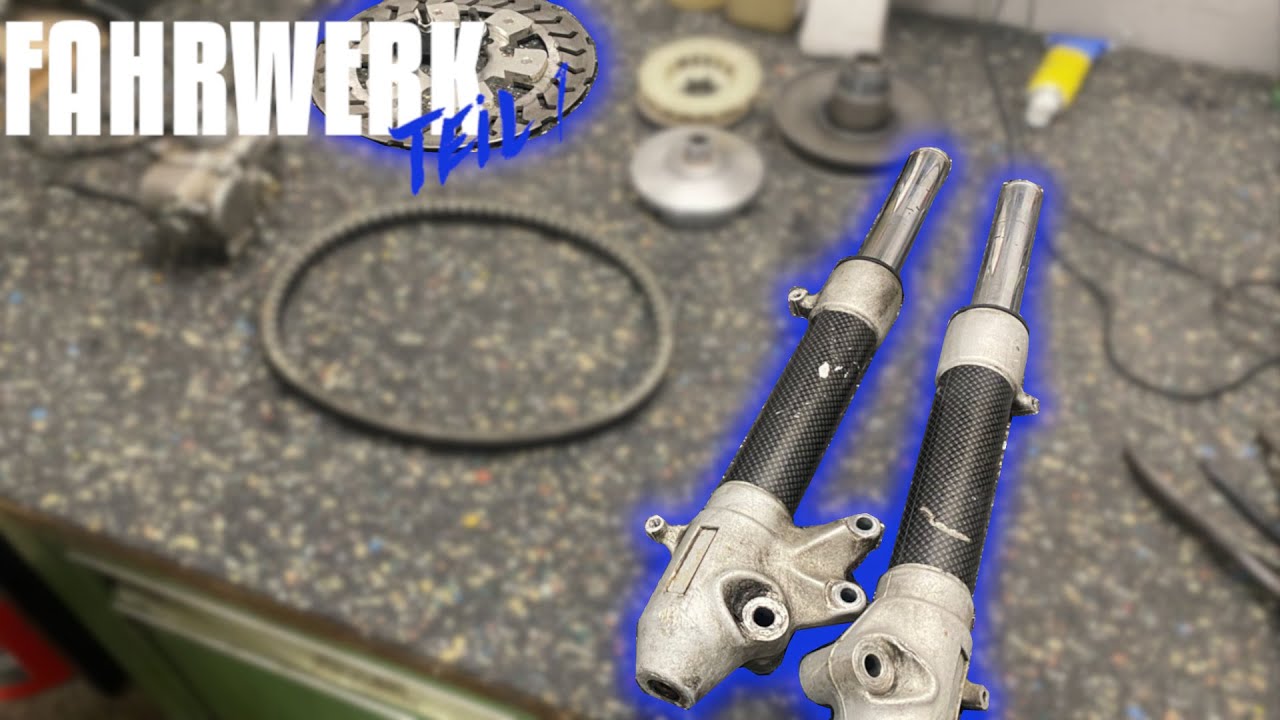 MBK Booster Rocket auf Aerox Fahrwerk umbauen Teil 1