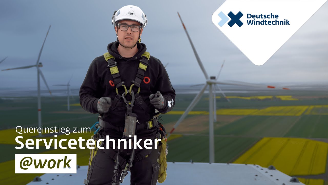 #Quereinstieg zum #Servicetechniker bei der Deutschen Windtechnik